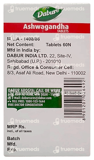 Dabur Ashwagandha Tablet 60