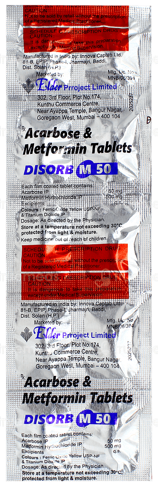 Disorb M 50 Tablet 10