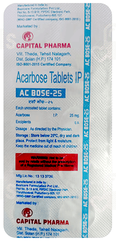 Ac Bose 25 Mg Tablet 10