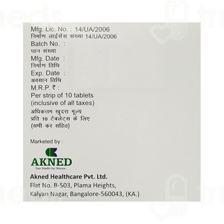 Akfenac Sp 100/325/15 MG Tablet 10