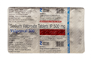 Valproval 500 MG Tablet 10