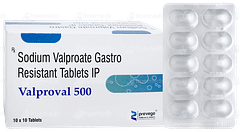 Valproval 500 Tablet 10