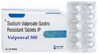 Valproval 500 Tablet 10