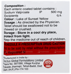 Valproval 500 Tablet 10