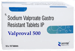 Valproval 500 Tablet 10