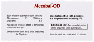 Mecobal Od Sublingual Tablet 10