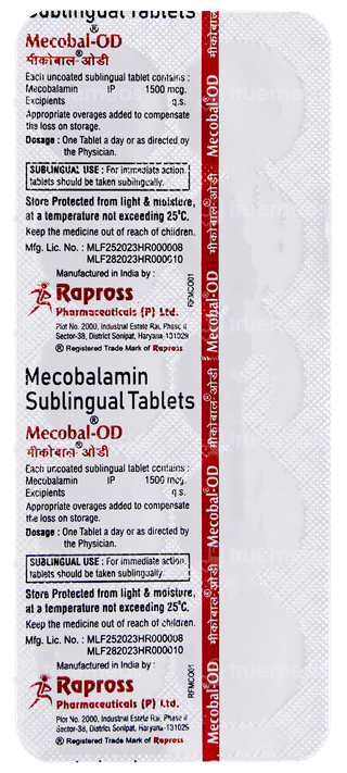 Mecobal Od Sublingual Tablet 10