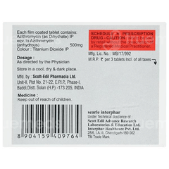 Azitin 500 Mg Tablet 3