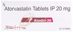 Atodin 20 Mg Tablet 10 Atodin 20 Mg Tablet 10