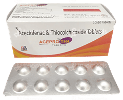 Acepro Th 100/4 Mg Tablet 10
