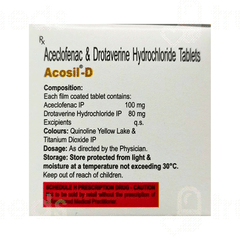 Acosil D 80/100 MG Tablet 10 Acosil D 80/100 MG Tablet 10