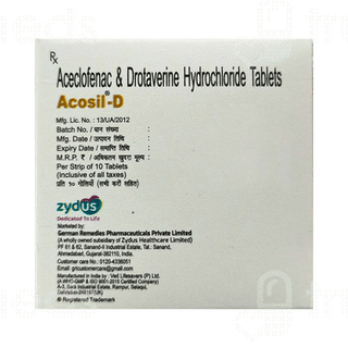 Acosil D 80/100 MG Tablet 10