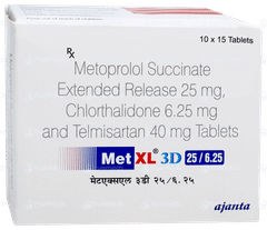 Met Xl 3d 25/6.25 Tablet 15 Met Xl 3d 25/6.25 Tablet 15