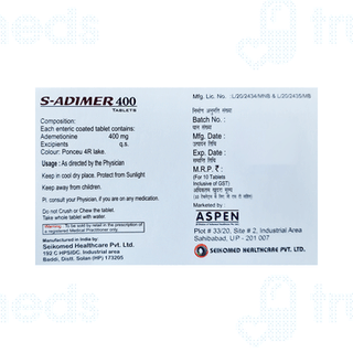 S Adimer 400 Tablet 10