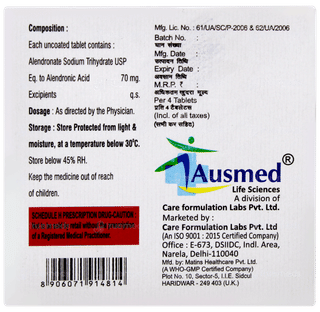 Alendate 70 Tablet 4