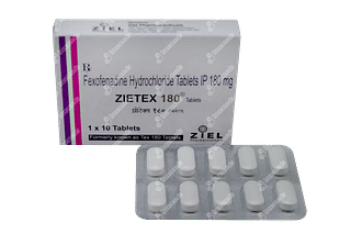 Zietex 180 MG Tablet 10