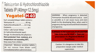 Yogatel H 40 Tablet 15