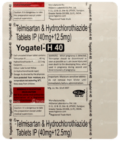 Yogatel H 40 Tablet 15