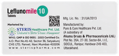 Leflunomile 10 Tablet 10