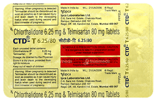 Ctd T 6.25/80 Tablet 15