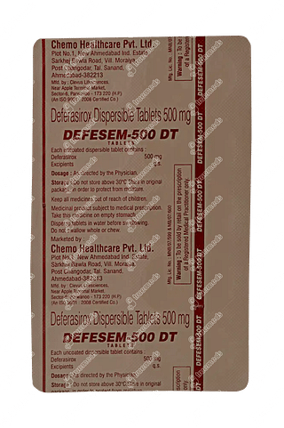 Defesem 500 MG Tablet Dt 10