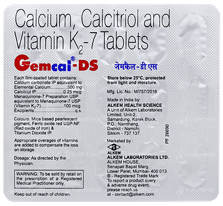 Gemcal Ds Tablet 15