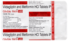 Glyday Met 500 Tablet 10