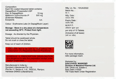 Sgltd M 10/500 Tablet 10
