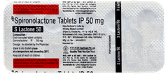 S Lactone 50 Tablet 10 S Lactone 50 Tablet 10