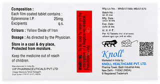 Eplerenol 25mg Tablet 10