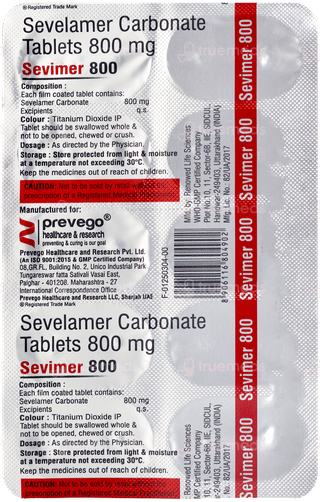 Sevimer 800 Tablet 10