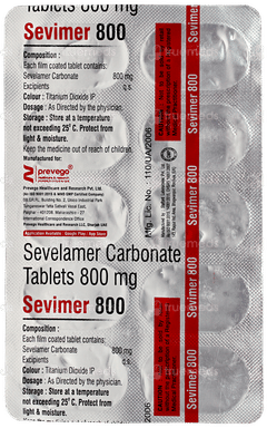 Sevimer 800 Tablet 10 Sevimer 800 Tablet 10
