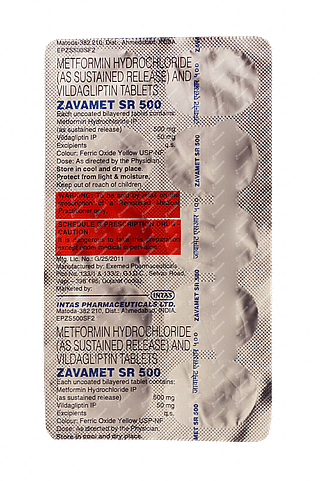 Zavamet Sr 500 MG Tablet 10