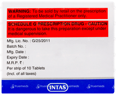 Zavamet Sr 500 Tablet 10 Zavamet Sr 500 Tablet 10