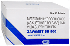 Zavamet Sr 500 Tablet 10 Zavamet Sr 500 Tablet 10