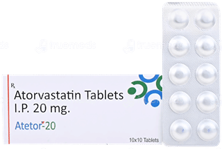 Atetor 20 Mg Tablet 10