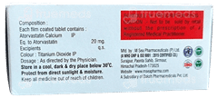 Atrodac 20 Mg Tablet 10 Atrodac 20 Mg Tablet 10