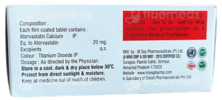 Atrodac 20 Mg Tablet 10