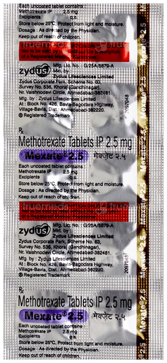 Mexate 2.5 Tablet 10