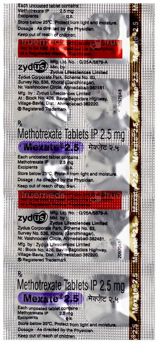 Mexate 2.5 Tablet 10