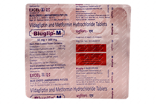 Bluglip M 50/500 MG Tablet 15