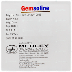 Gemsoline Tablet 15