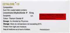 Cetalore 10 Tablet 10 Cetalore 10 Tablet 10