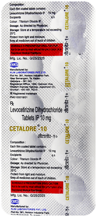 Cetalore 10 Tablet 10