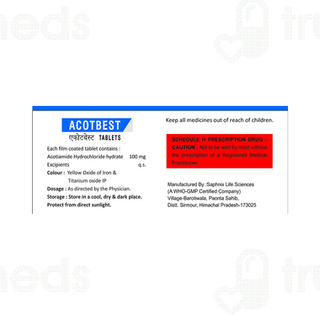 Acotbest 100 MG Tablet 10