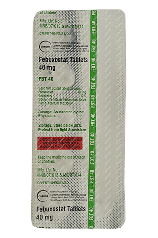 Fbt 40 MG Tablet 10