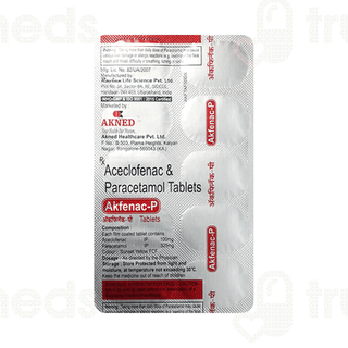 Akfenac P 100/325 MG Tablet 10