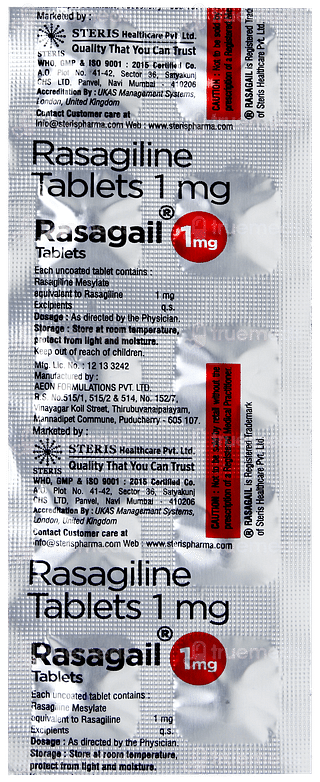 Rasagail 1 Tablet 10