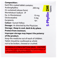 S Phyllin Dm Tablet 10 S Phyllin Dm Tablet 10
