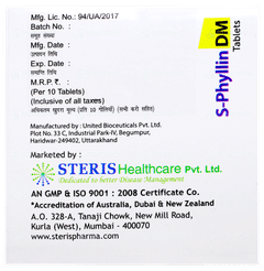 S Phyllin Dm Tablet 10 S Phyllin Dm Tablet 10